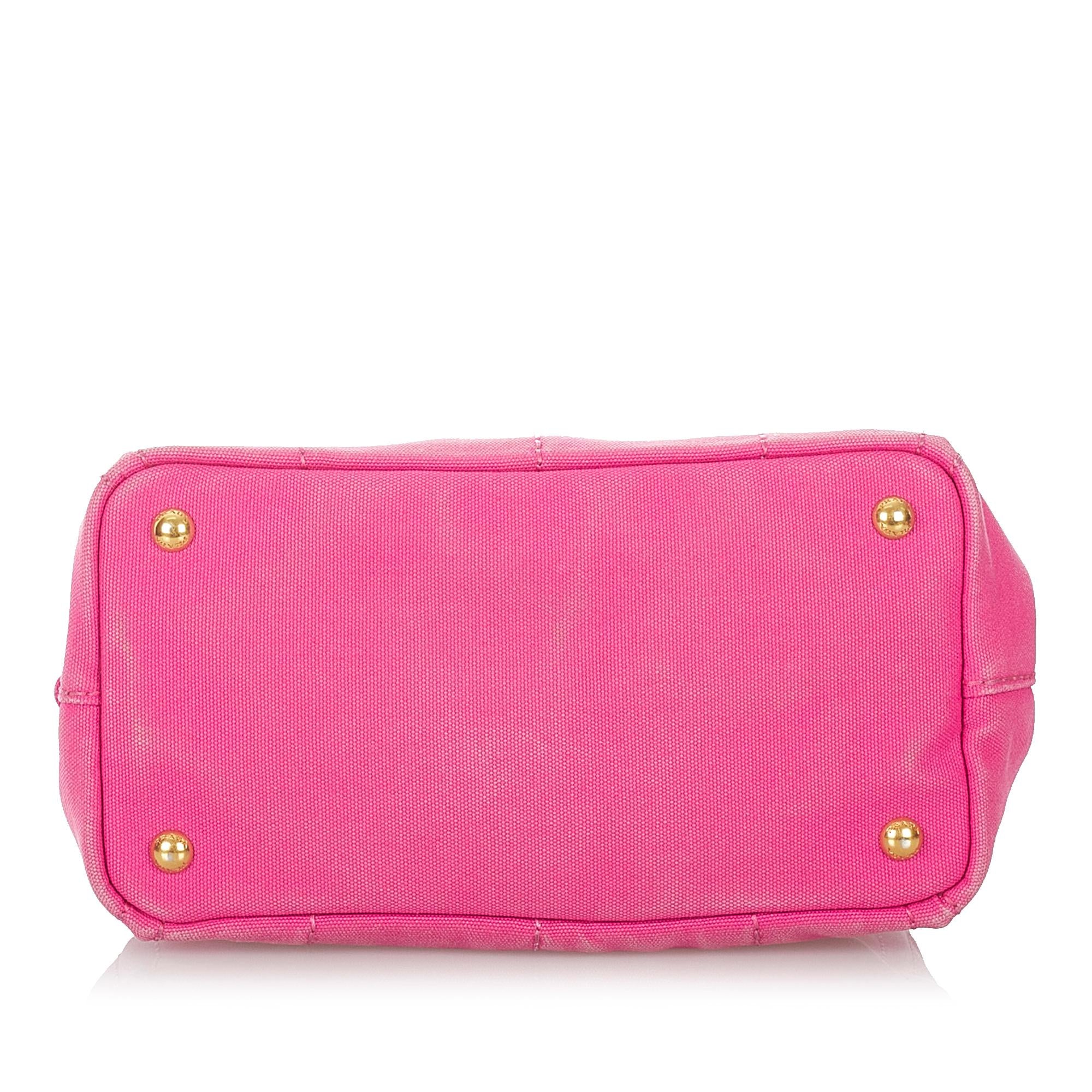 Prada Canapa Logo Canvas Satchel (SHG-26815)