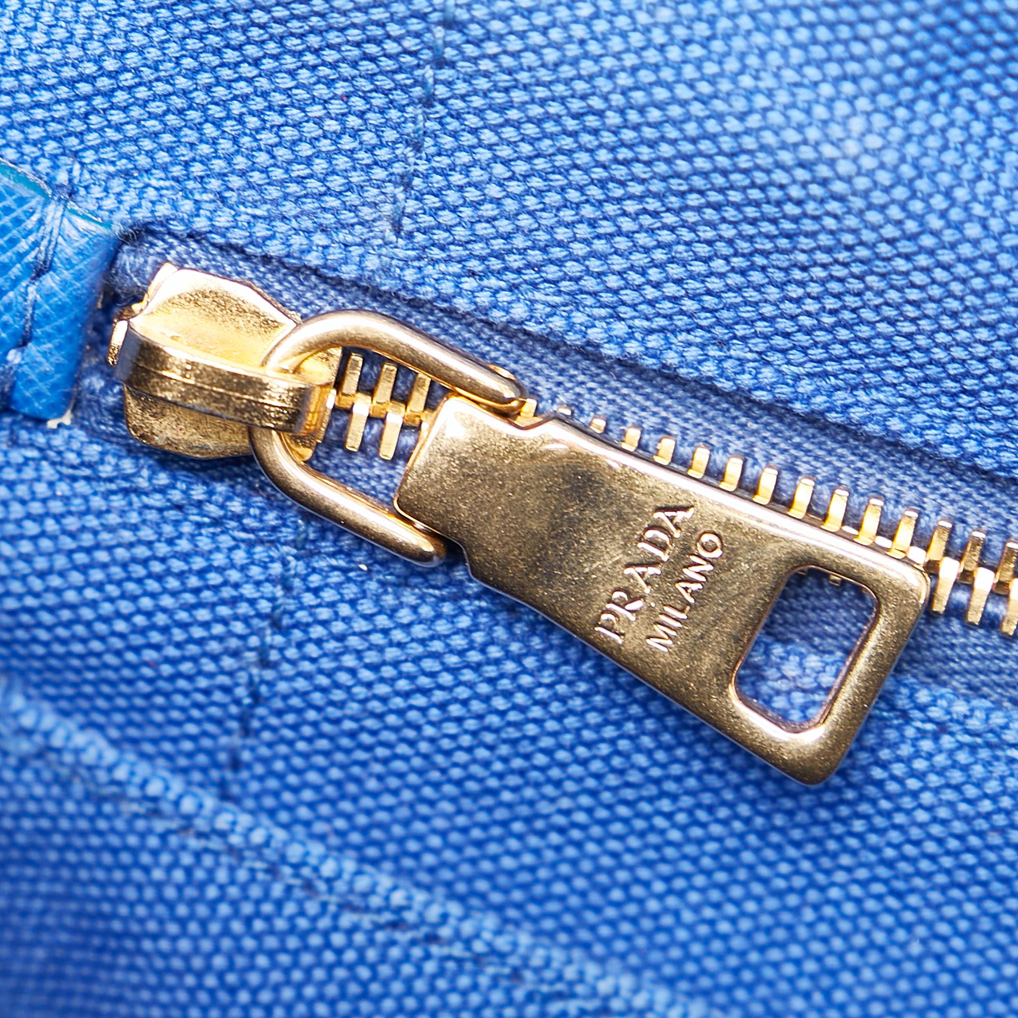 Prada Canapa Logo Canvas Satchel (SHG-29160)