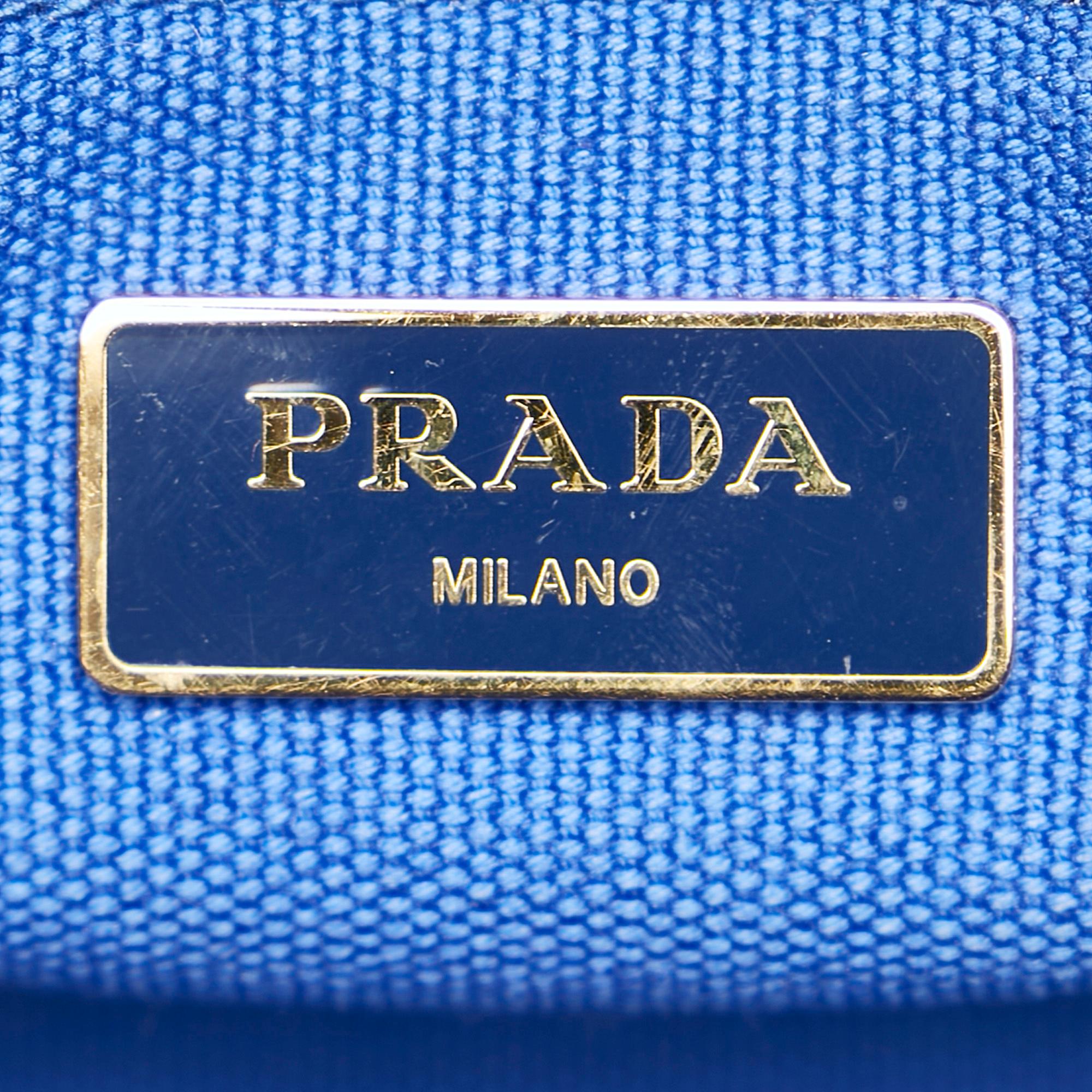 Prada Canapa Logo Canvas Satchel (SHG-29160)