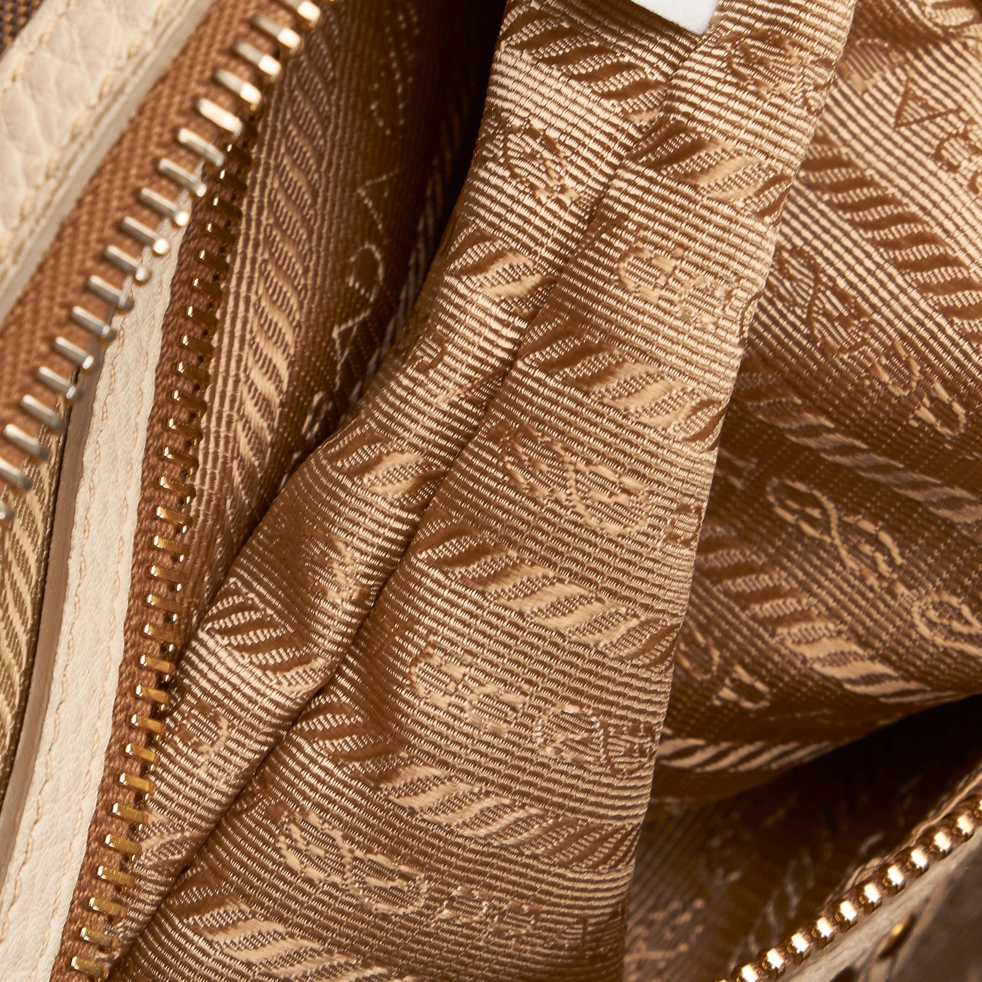 Prada Canapa Logo Canvas Shoulder Bag (SHG-32655)