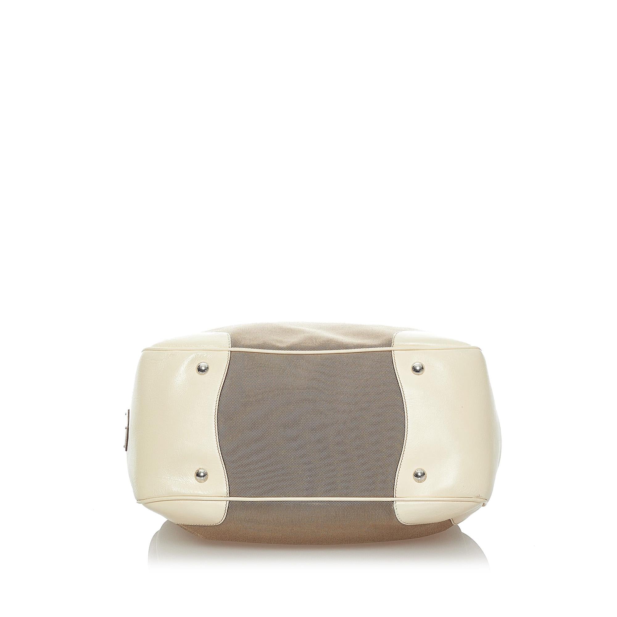 Prada Canapa Logo Canvas Tote Bag (SHG-32200)