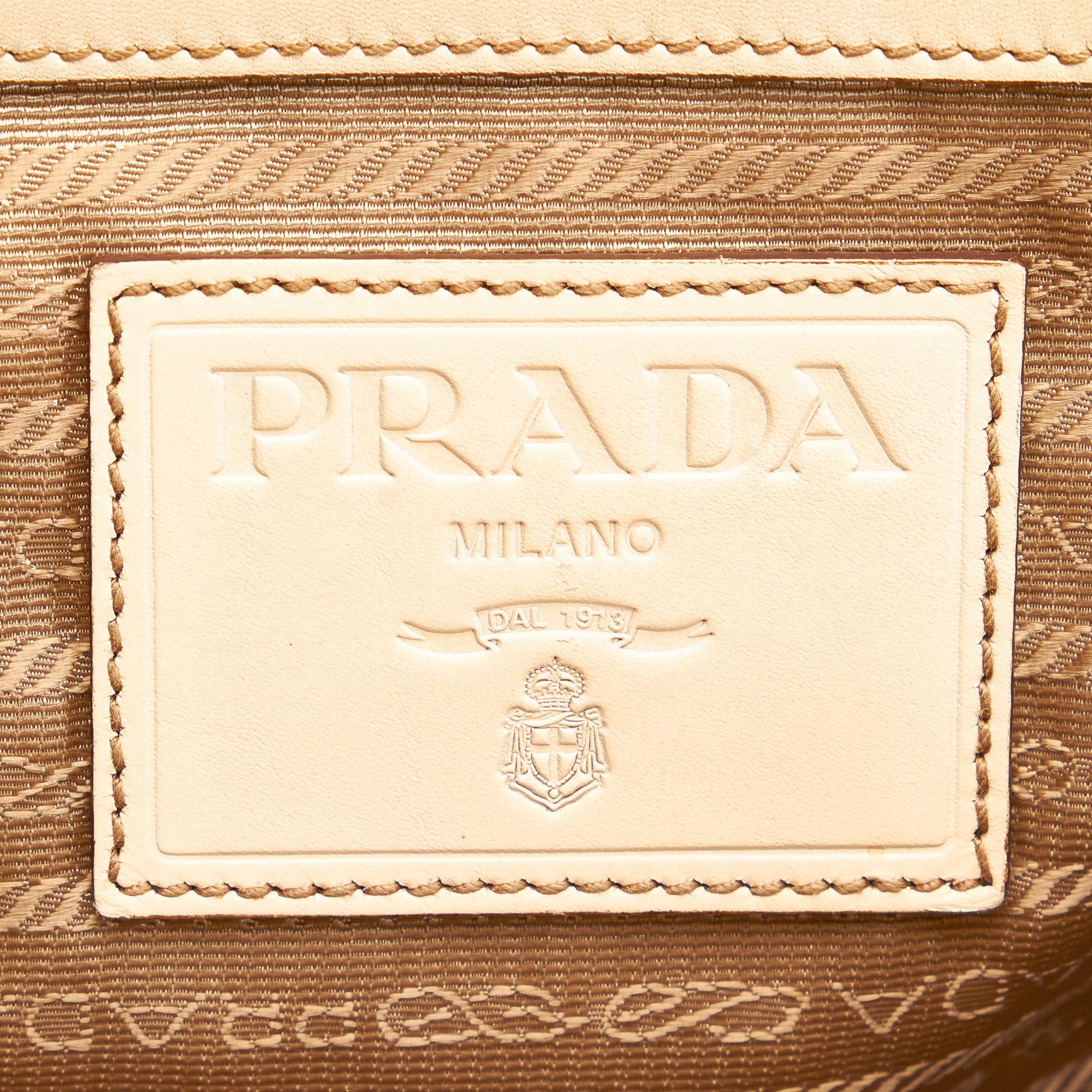 Prada Canapa Logo Canvas Tote Bag (SHG-32200)