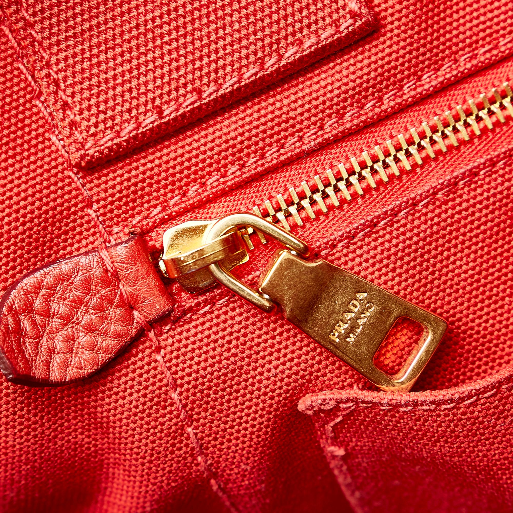 Prada Canapa Logo Canvas Tote Bag (SHG-32646)