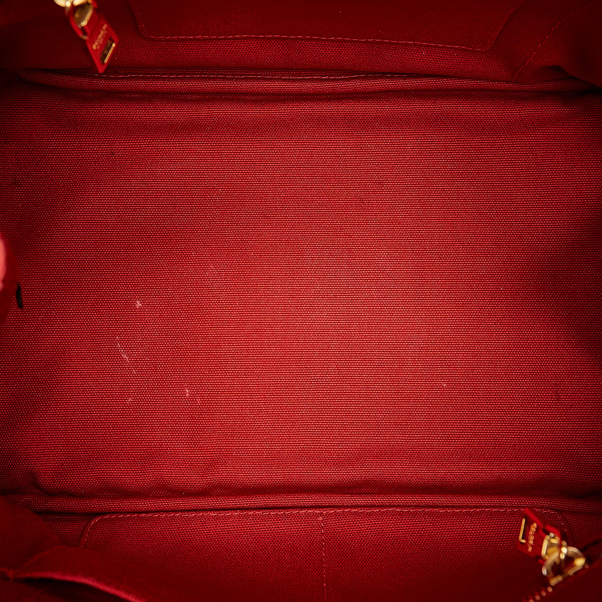 Prada Canapa Logo Canvas Tote Bag (SHG-32646)