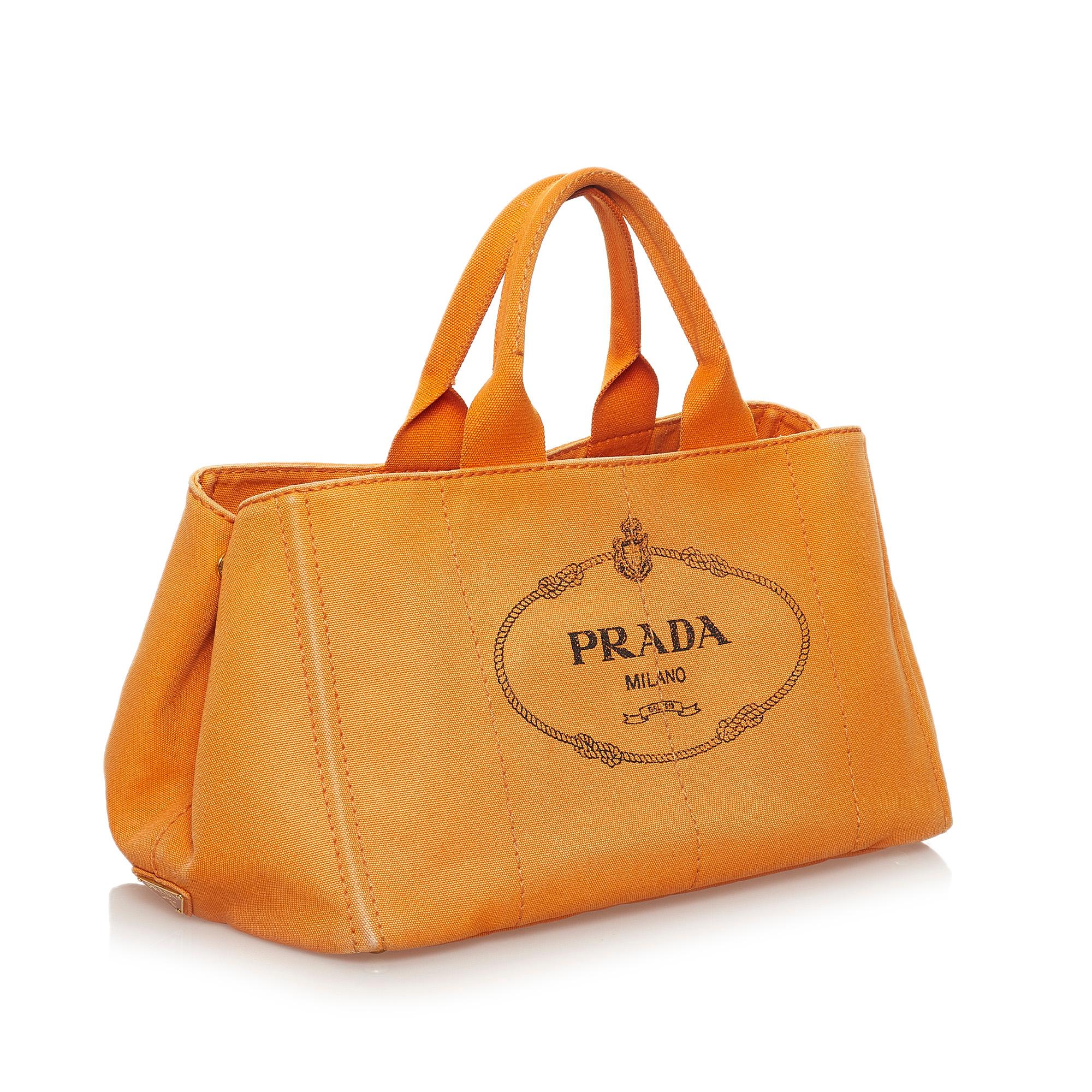 Prada Canapa Logo Canvas Tote (SHG-32202)