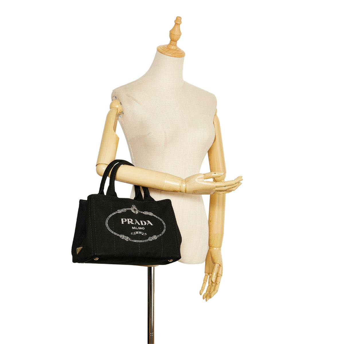 Prada Canapa Logo Handbag (SHG-dWahKa)