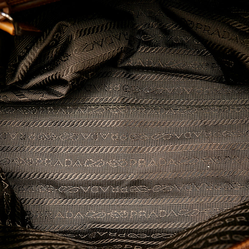 Prada Canapa Logo Tessuto Shoulder Bag (SHG-30955)