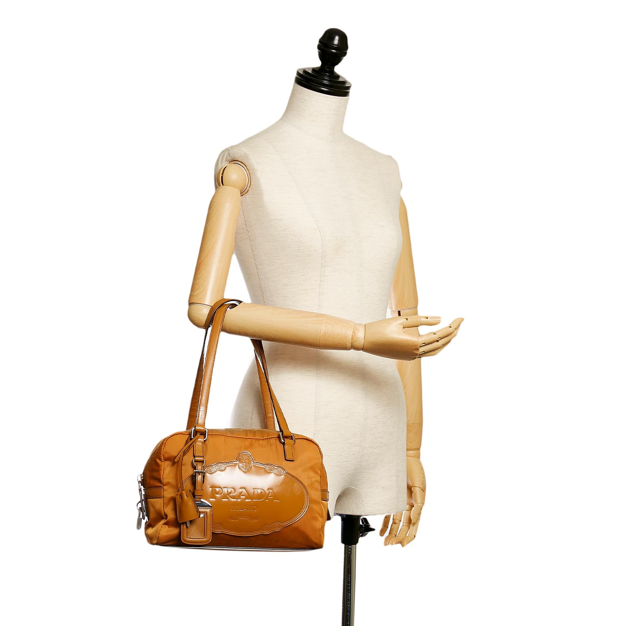 Prada Canapa Logo Tessuto Shoulder Bag (SHG-30955)