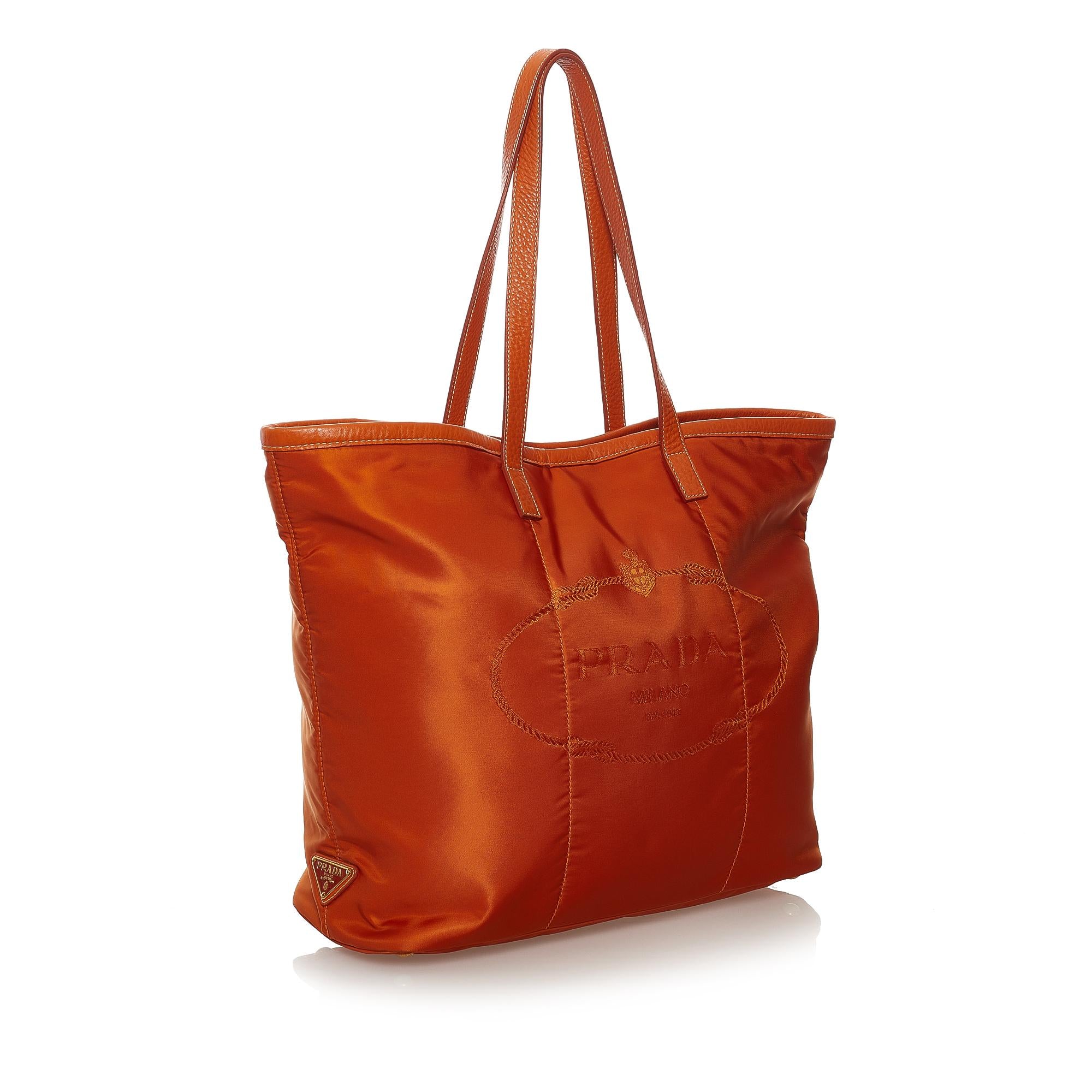 Prada Canapa Logo Tessuto Tote Bag (SHG-32811)