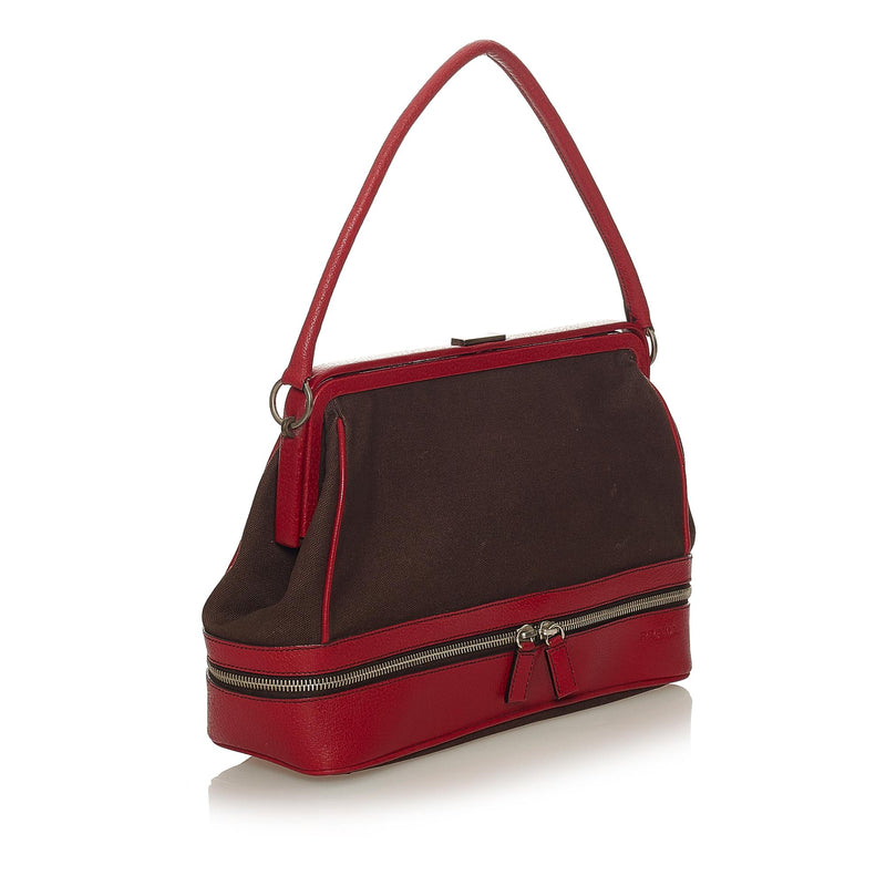 Prada Canvas Handbag (SHG-27631)
