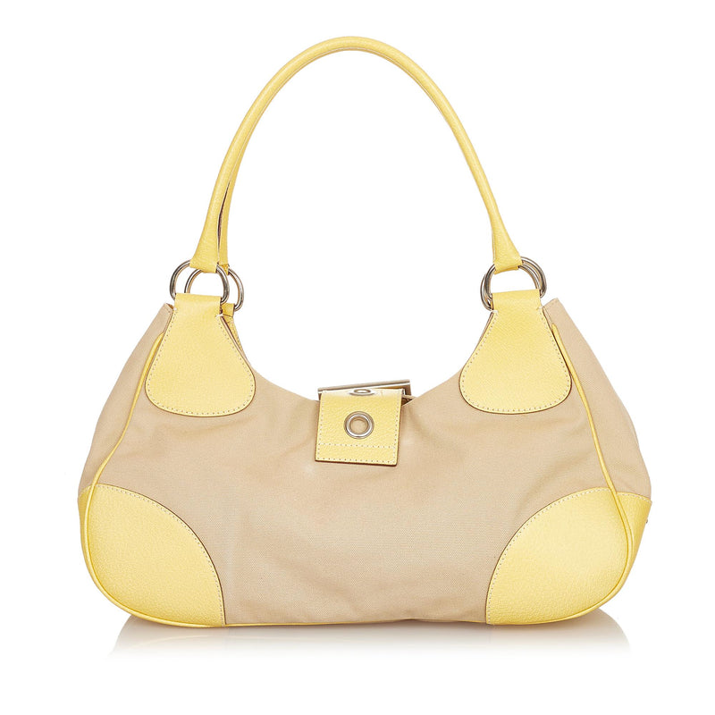 Prada Canvas Shoulder Bag (SHG-24930) – LuxeDH