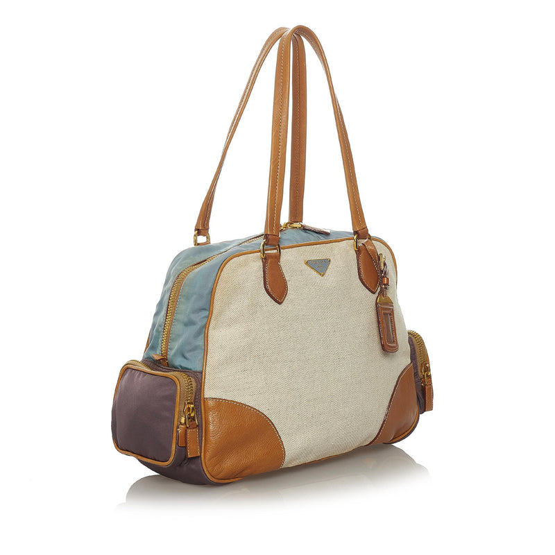 Prada Canvas Shoulder Bag (SHG-28485)