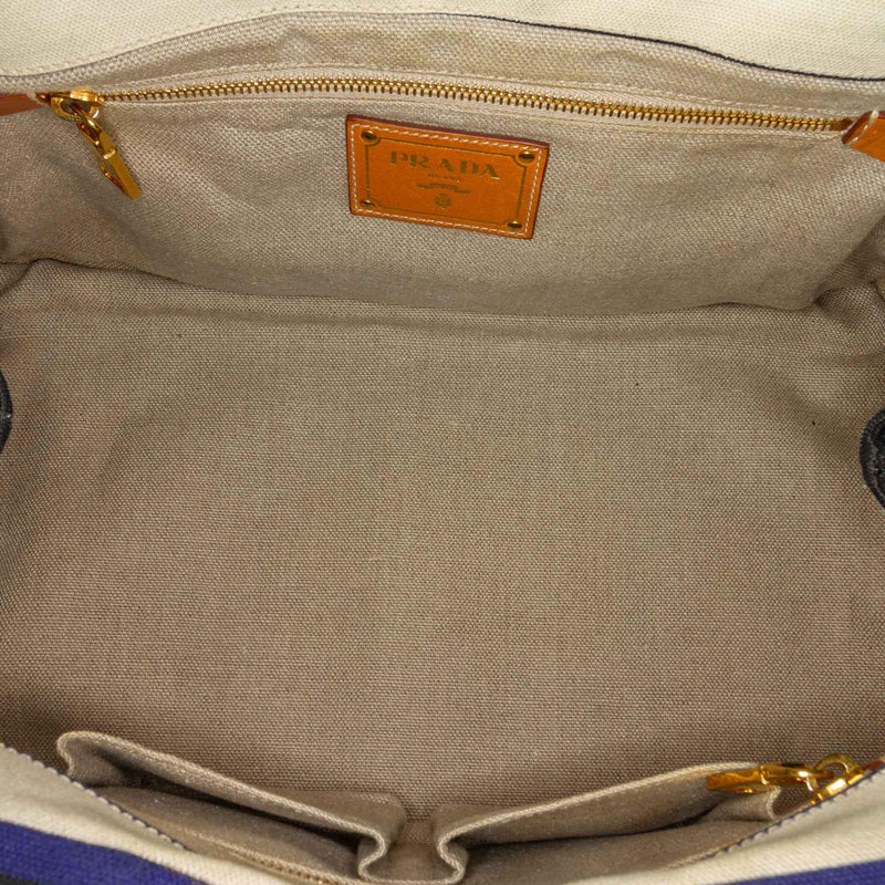 Prada Canvas Tote Bag (SHG-32469)