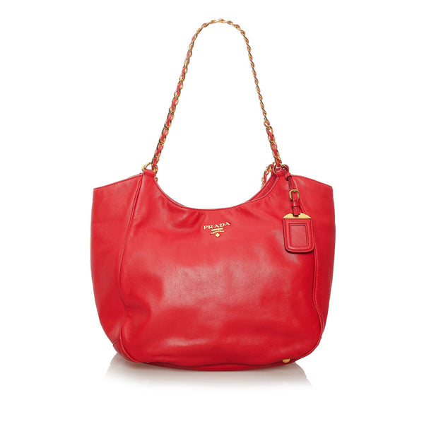 Prada Cervo Lux Shoulder Bag (SHG-27154)