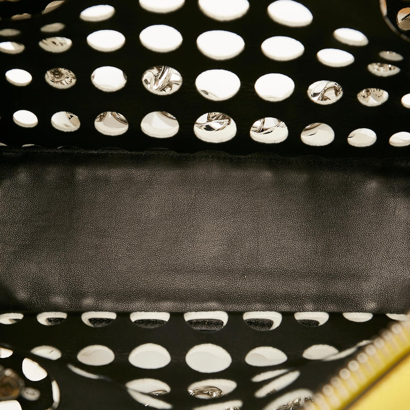Prada City Fori Perforated Leather Handbag (SHG-32554)