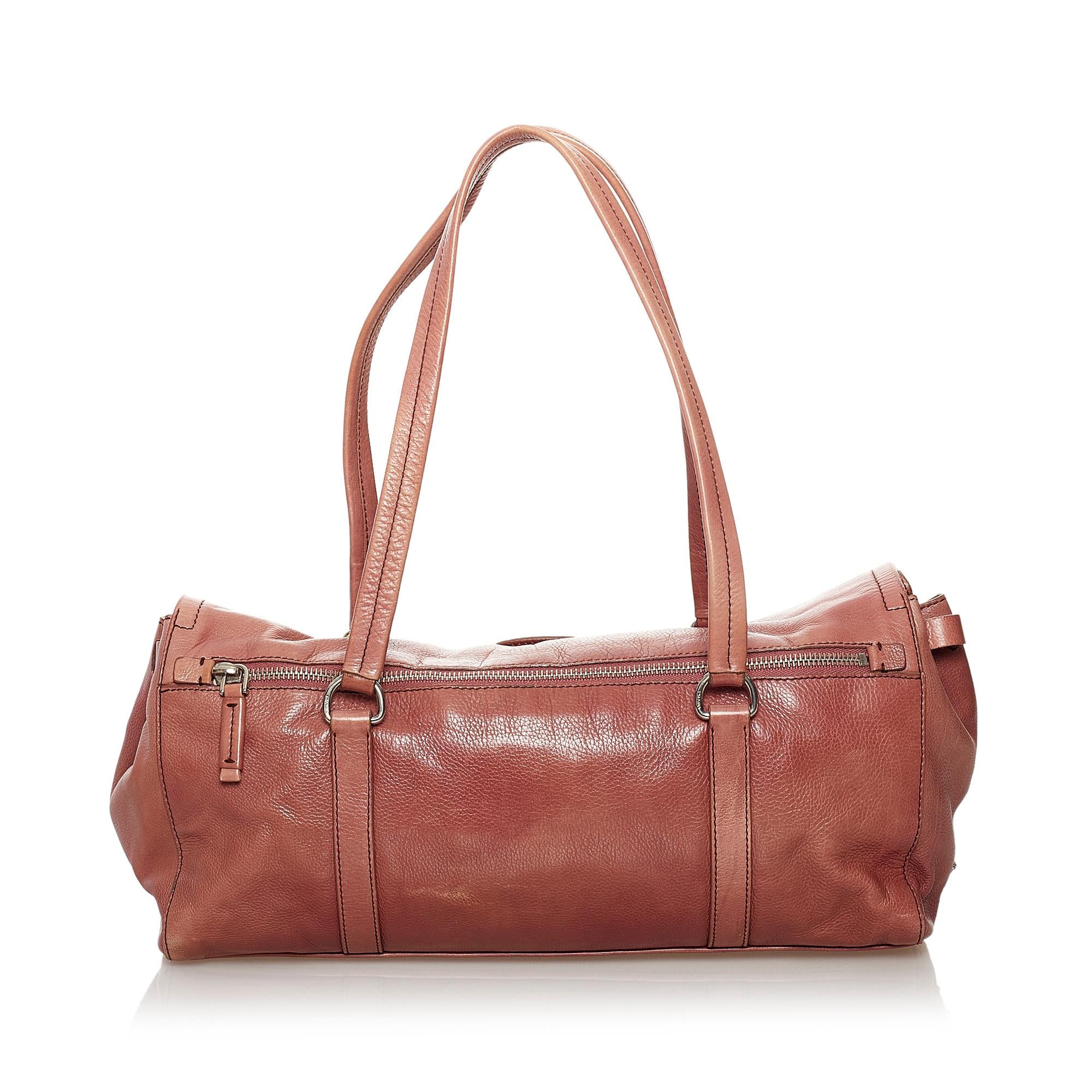 Prada Easy Leather Shoulder Bag (SHG-32778)