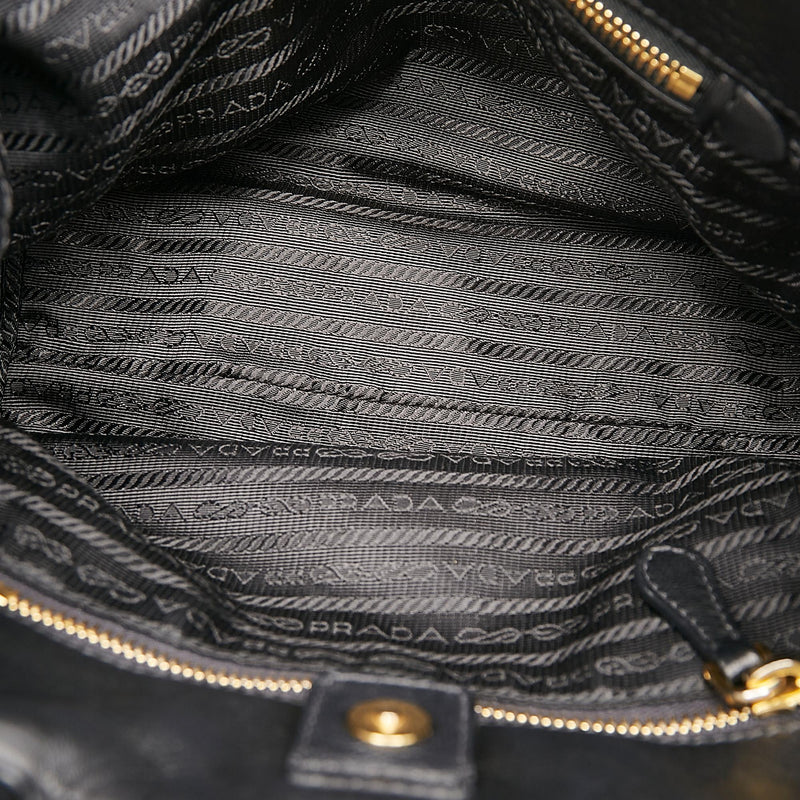 Prada Fiocco Bow Leather Satchel (SHG-27308)