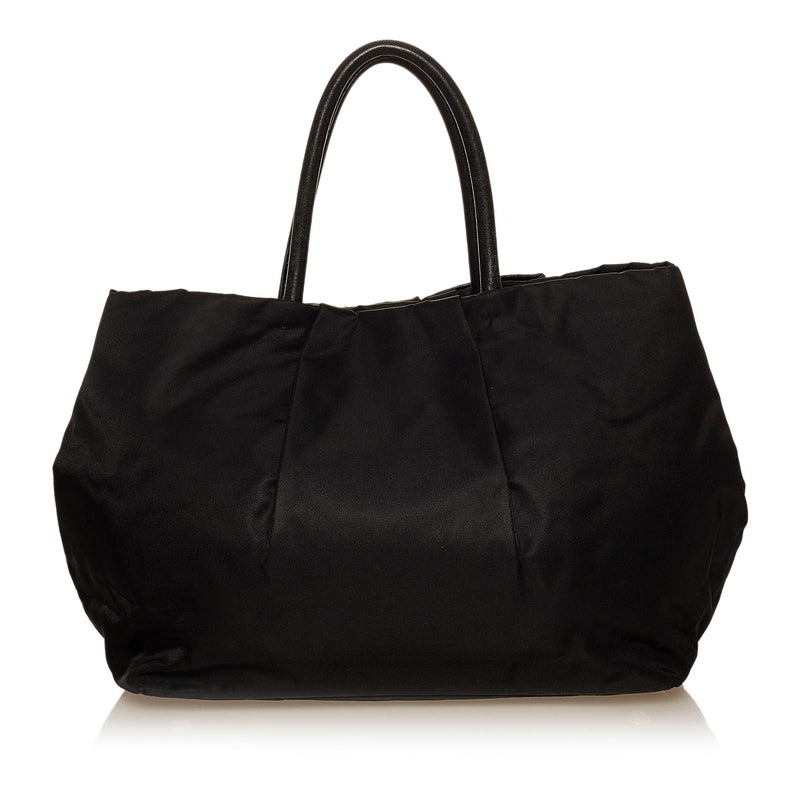 Prada Fiocco Bow Tessuto Handbag (SHG-29509)