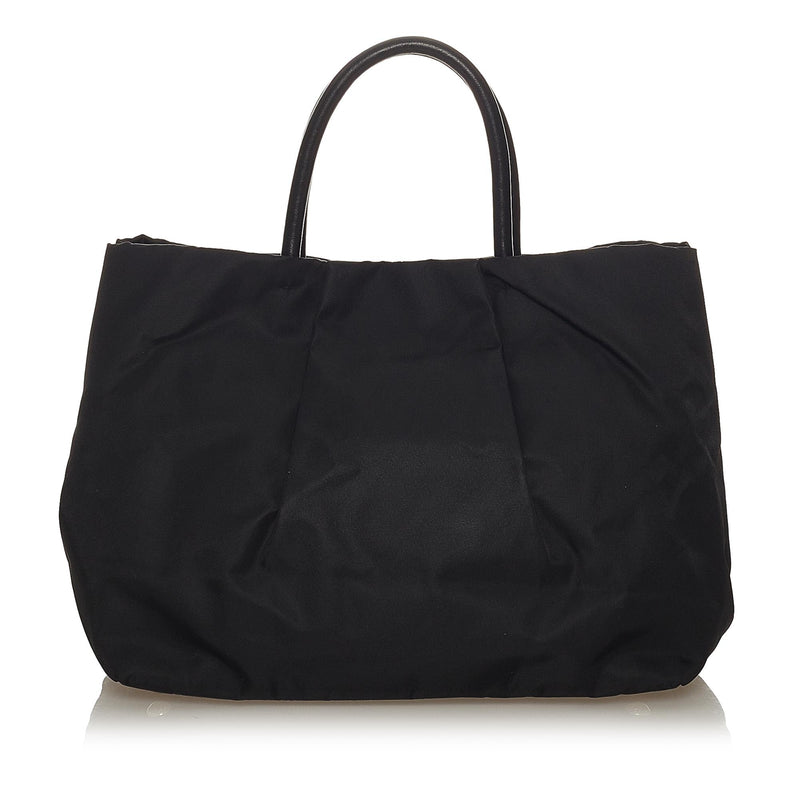 Prada Fiocco Bow Tessuto Tote Bag (SHG-27197)