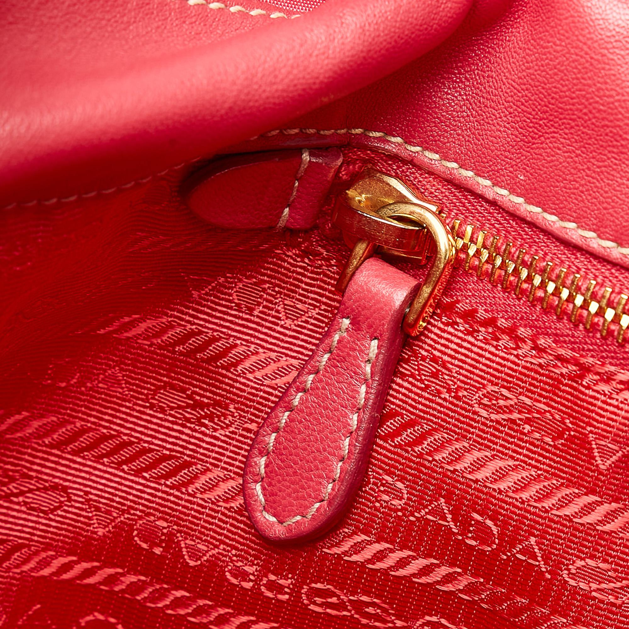 Prada Fiocco Bow Tessuto Tote Bag (SHG-32673)