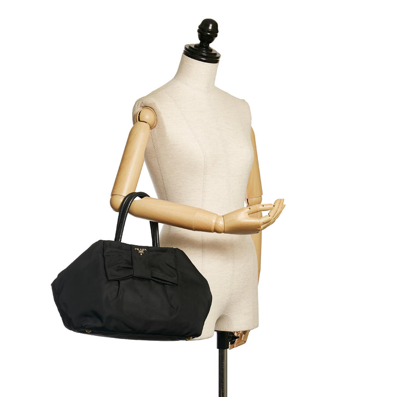 Prada Fiocco Bow Tessuto Crossbody Bag (SHG-28658) – LuxeDH