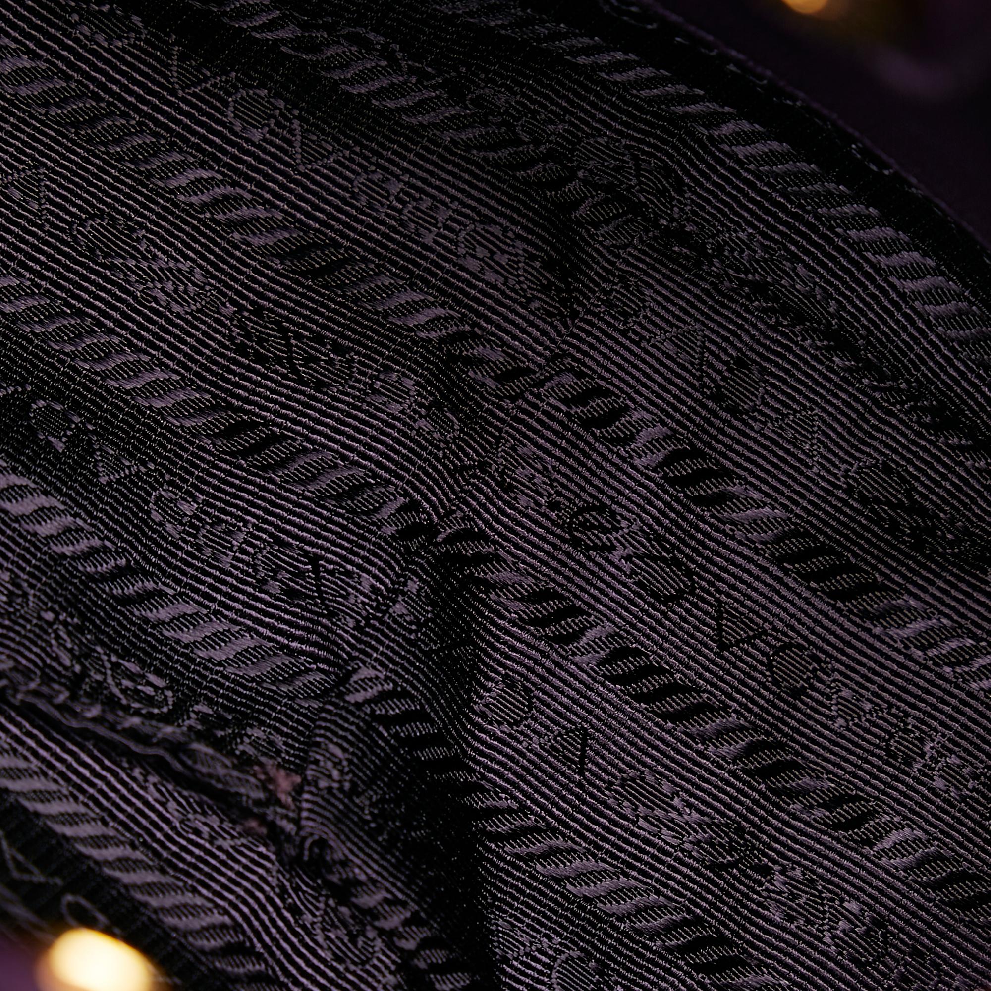 Prada Gathered Leather Crossbody Bag (SHG-31466)