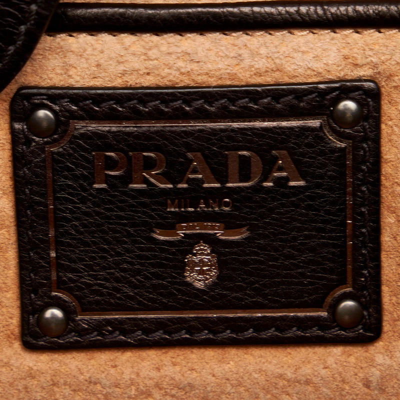 Prada Leather Business Bag (SHG-29241)