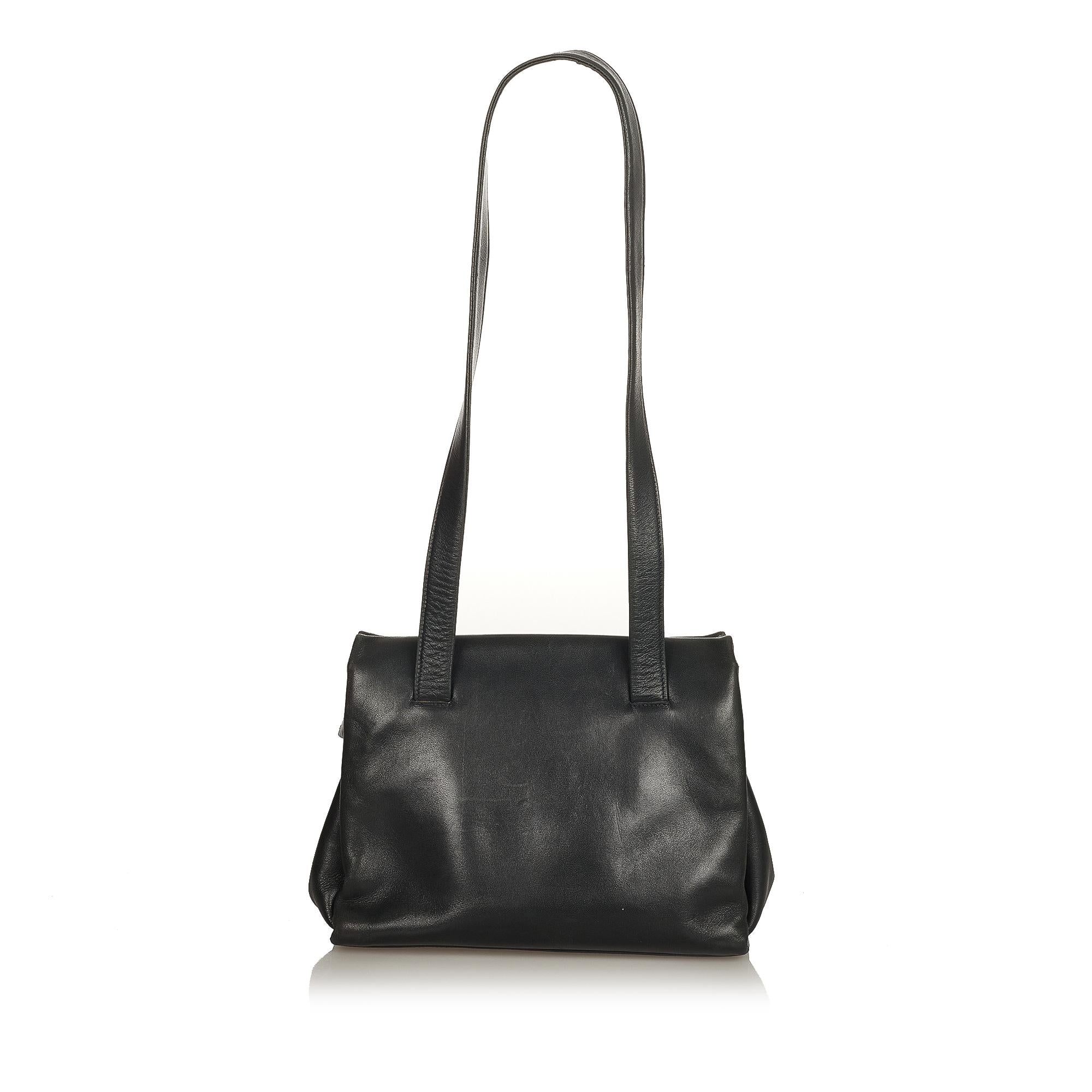 Prada Leather Shoulder Bag (SHG-25821)