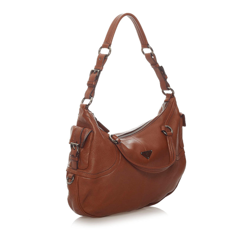 Prada Leather Shoulder Bag (SHG-27692)