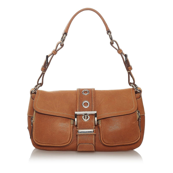Prada Leather Shoulder Bag (SHG-28034)