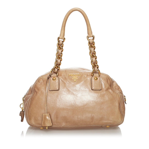 Prada Leather Shoulder Bag (SHG-30824)