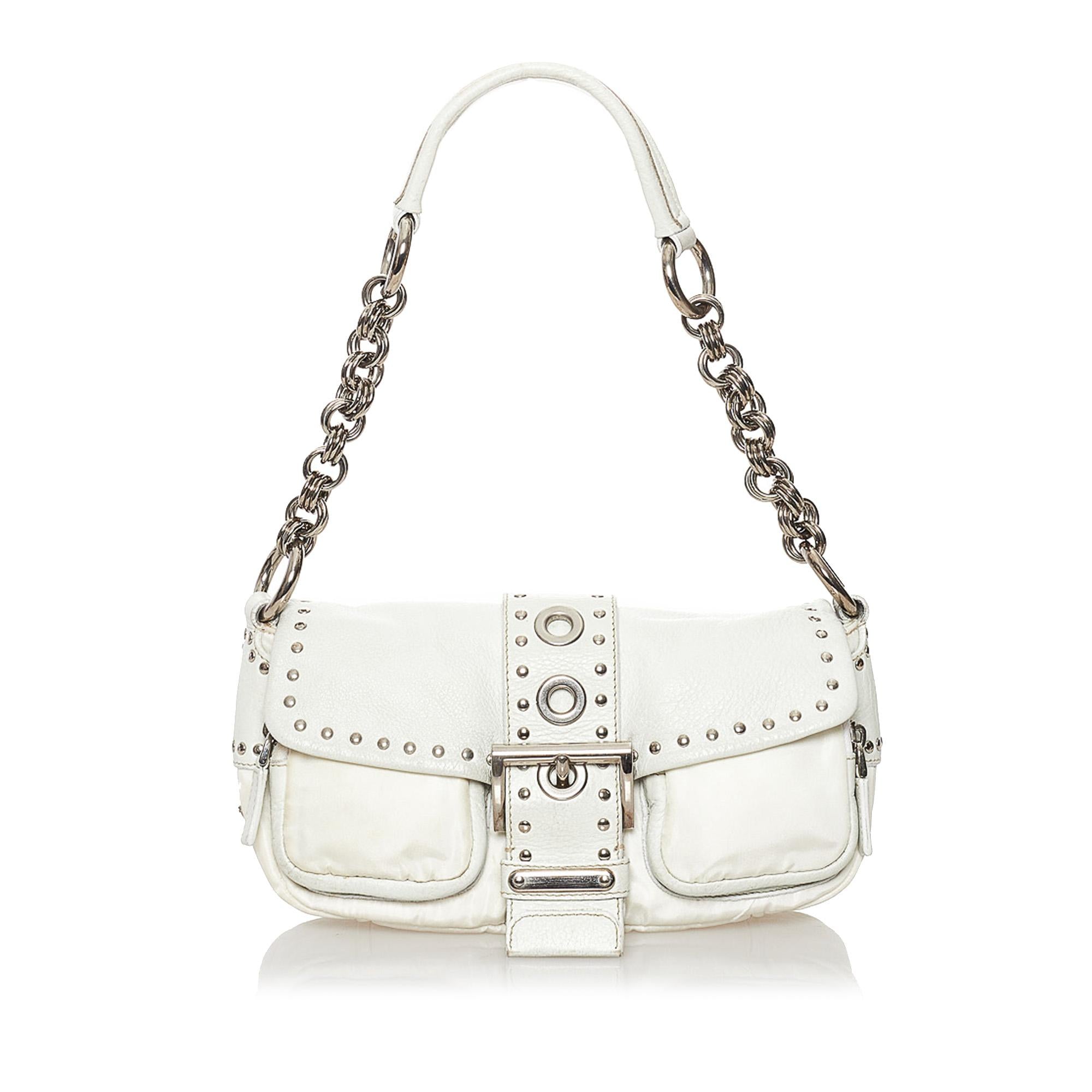 Prada Leather Shoulder Bag (SHG-32540)
