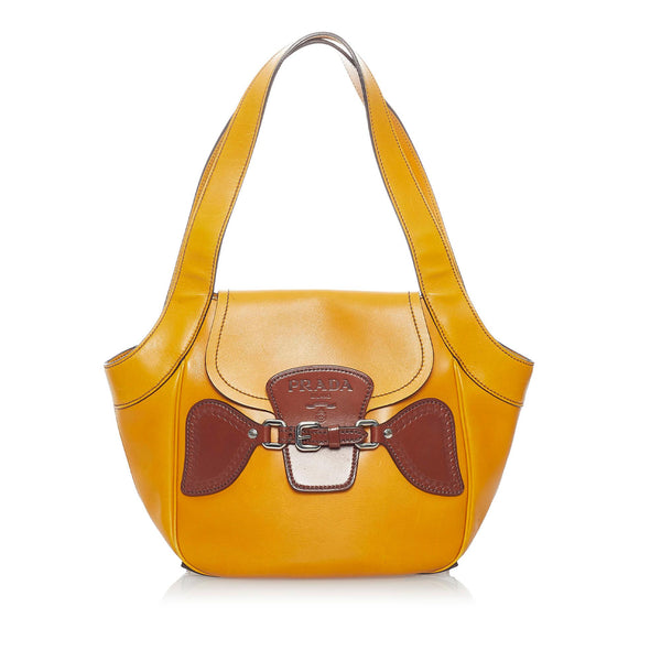 Prada Leather Shoulder Bag (SHG-32794) – LuxeDH