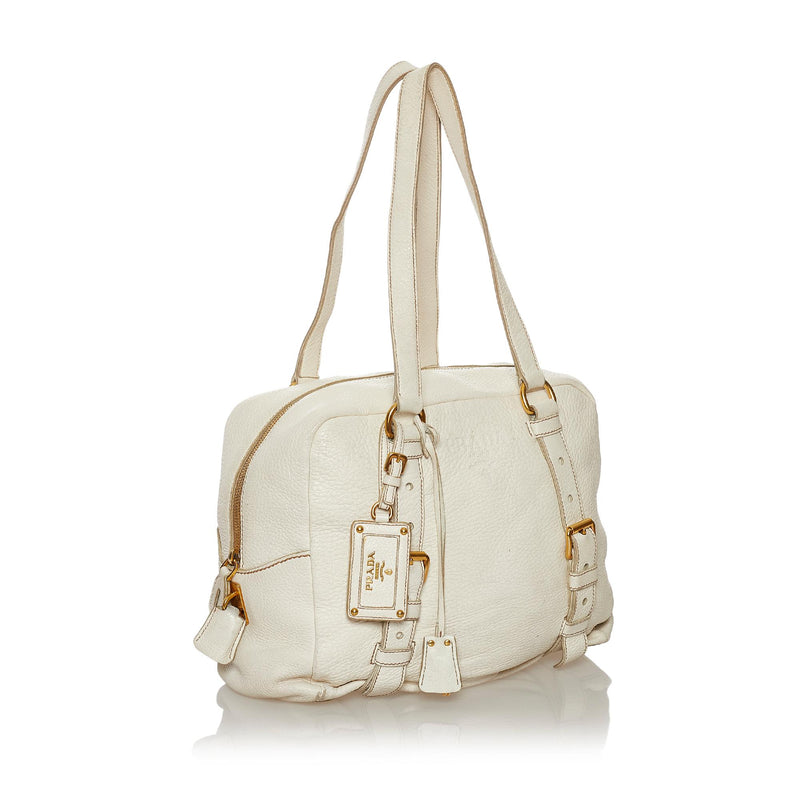 Prada Leather Shoulder Bag (SHG-33686)