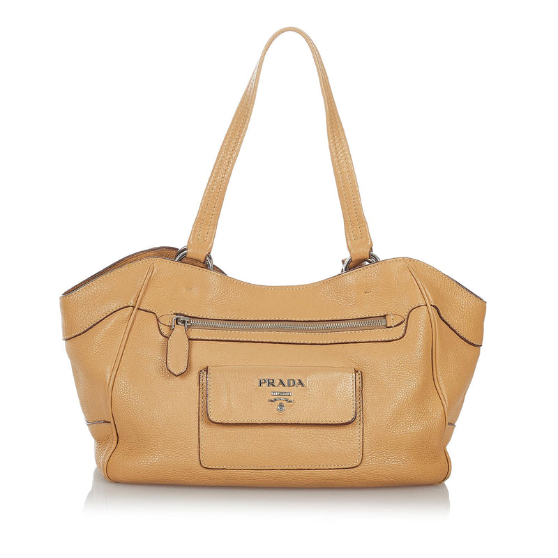 Prada Leather Shoulder Bag (SHG-33865)