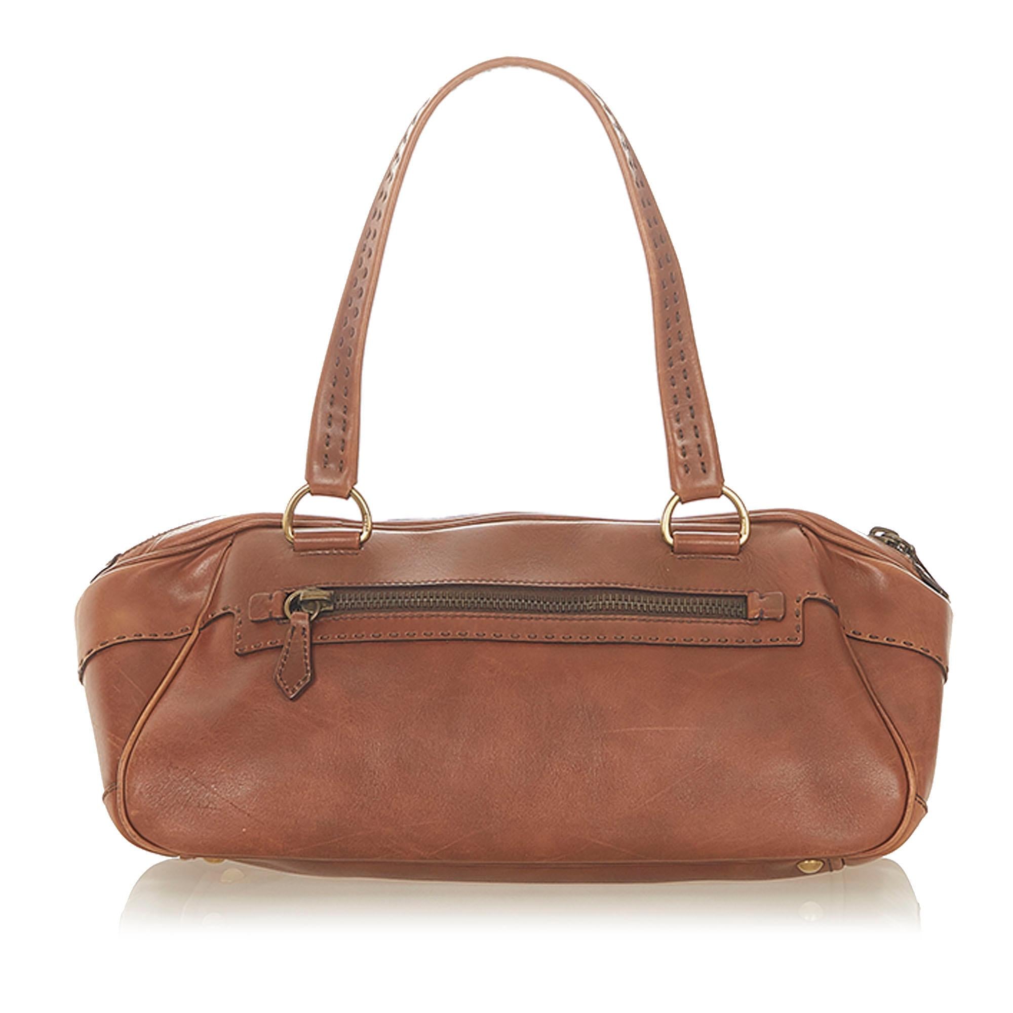 Prada Leather Shoulder bag (SHG-31667)