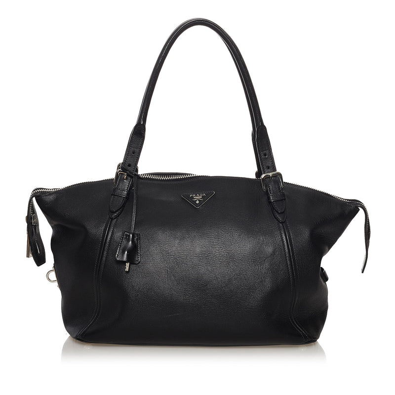 Prada Leather Tote Bag (SHG-32280)