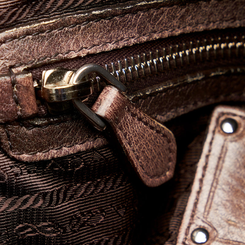 Prada Leather Tote Bag (SHG-33866)