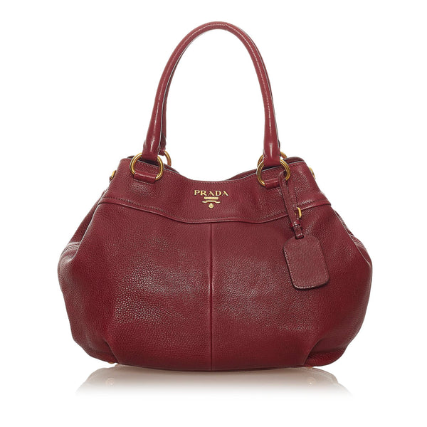 Prada Leather Tote Bag (SHG-33978)