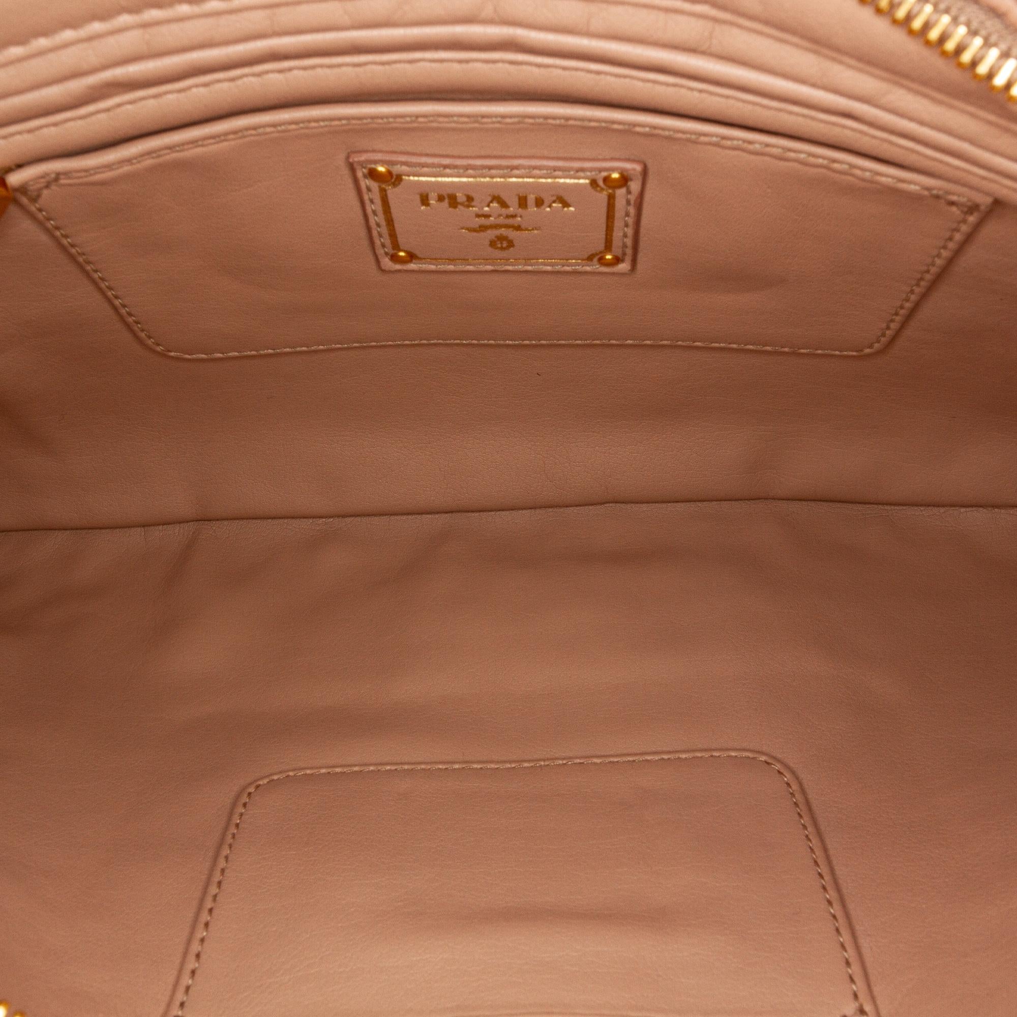 Prada Nappa Gaufre Clutch Bag (SHG-29290)