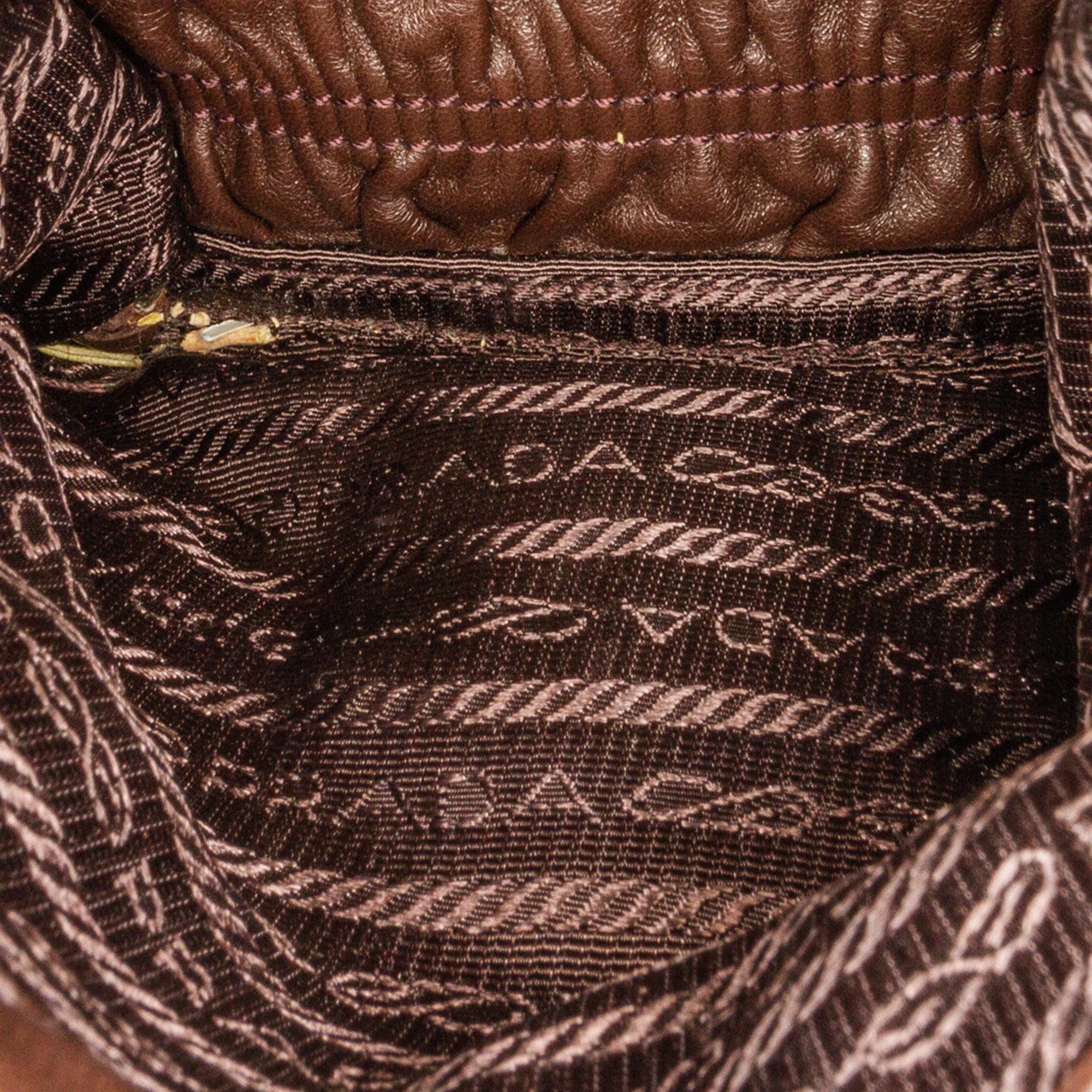 Prada Nappa Gaufre Messenger Bag (SHG-36973)