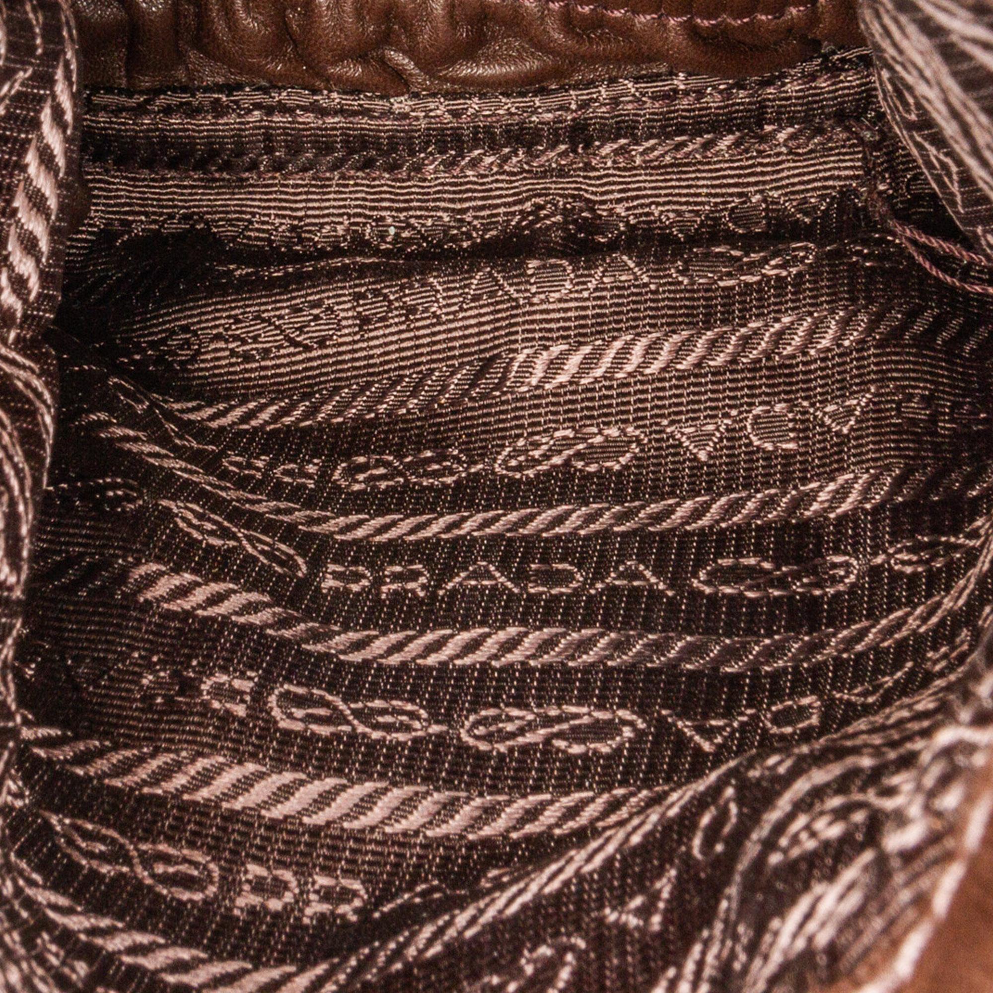 Prada Nappa Gaufre Messenger Bag (SHG-36973)