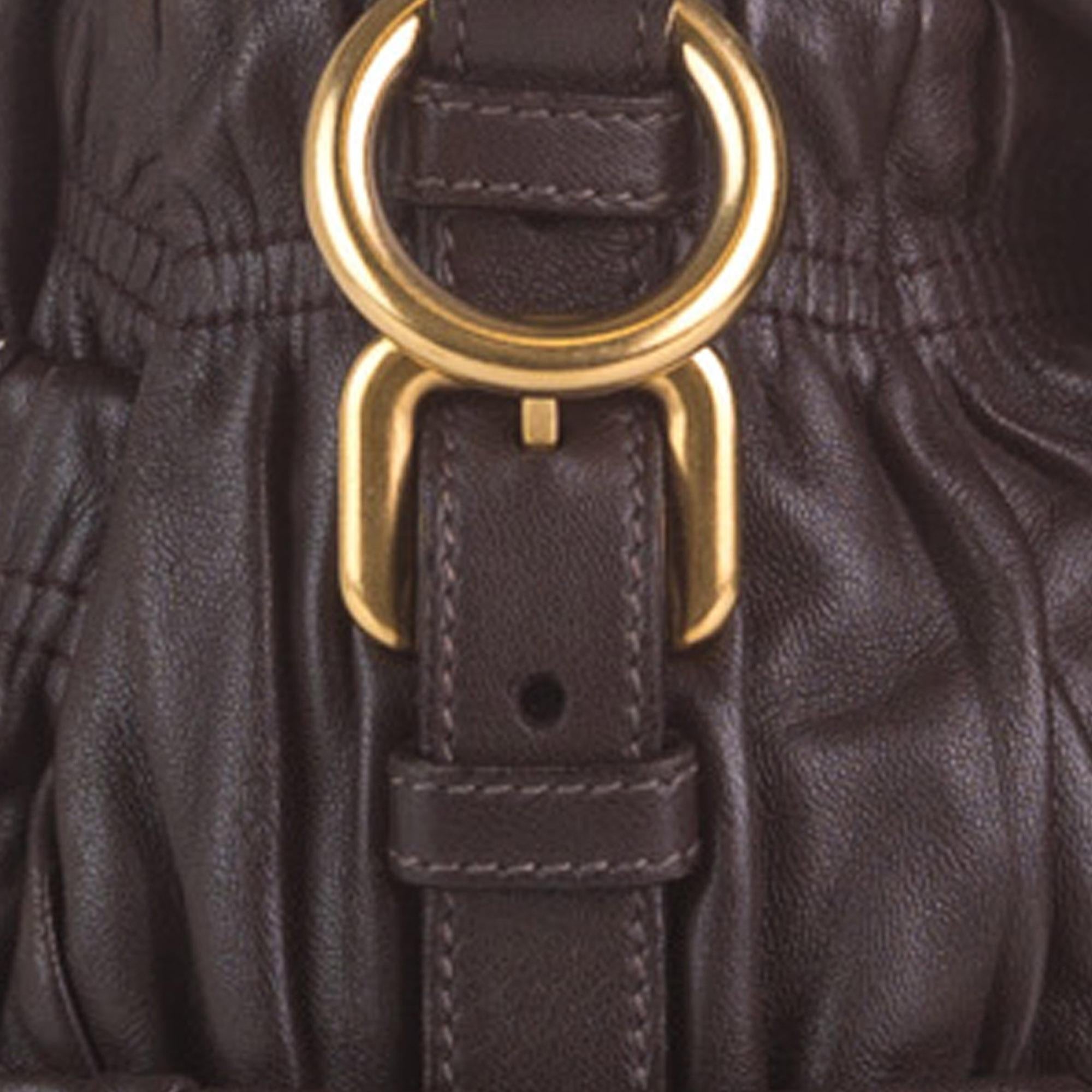 Prada Nappa Gaufre Messenger Bag (SHG-36973)