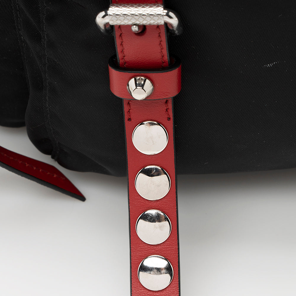 Prada New Vela Studded Messenger Bag - FINAL SALE (SHF-21531)