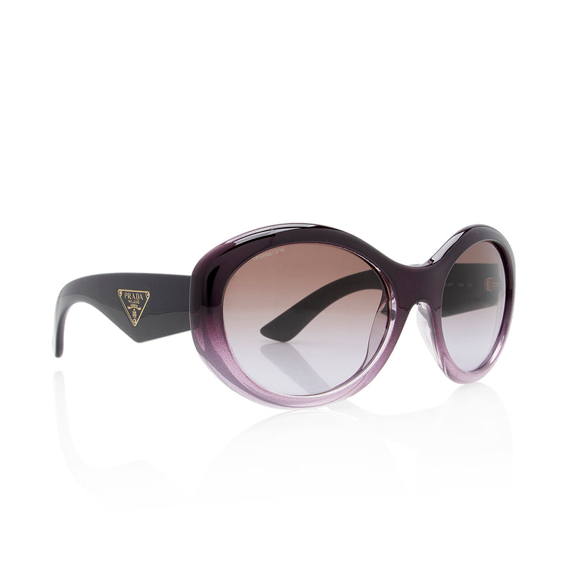Prada Oval Glam Sunglasses (SHF-19585)