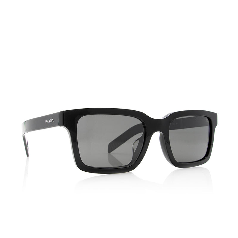 Prada Polarized Rectangular Sunglasses (SHF-21010)