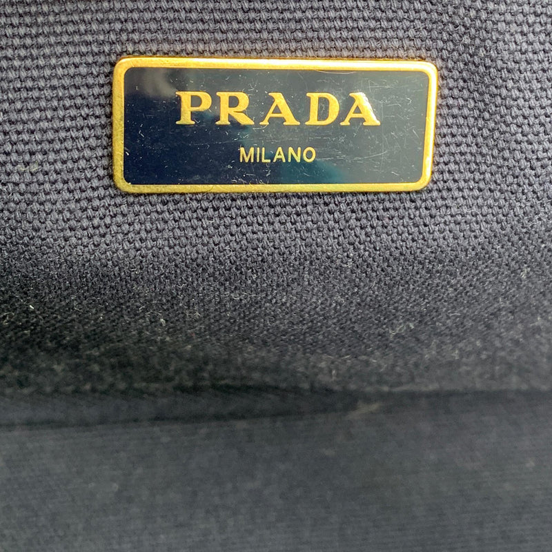 Prada Printed Canapa Satchel (SHG-36671)