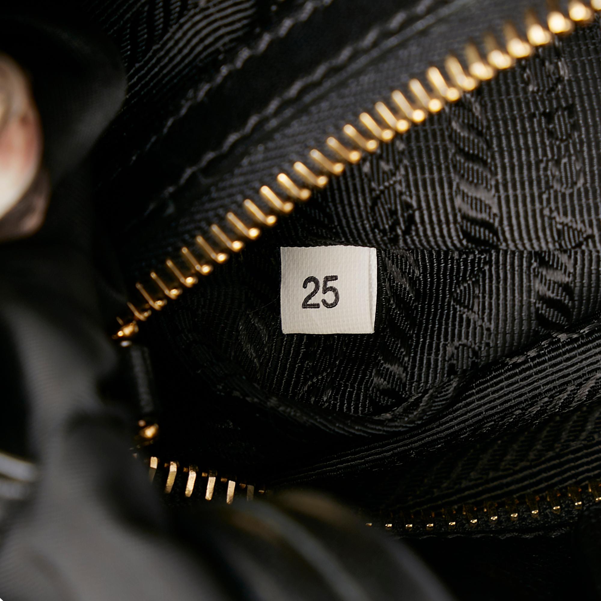 Prada Python Print Bow Tessuto Handbag (SHG-HElyI4)