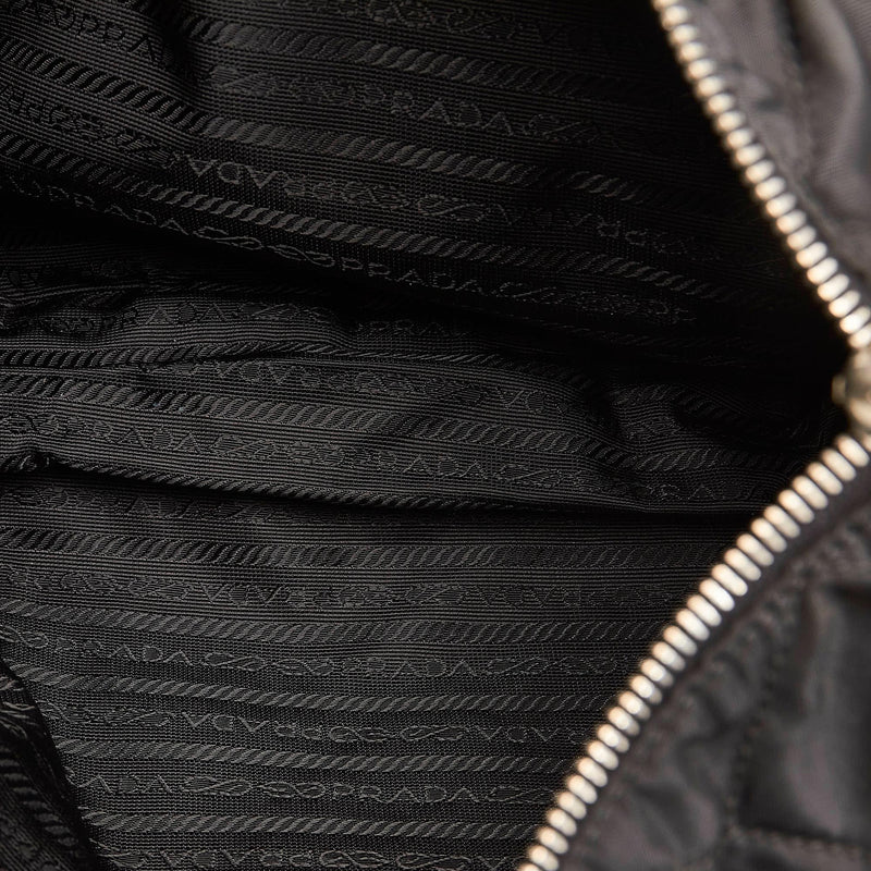Prada Quilted Tessuto Chain Shoulder Bag (SHG-27691)