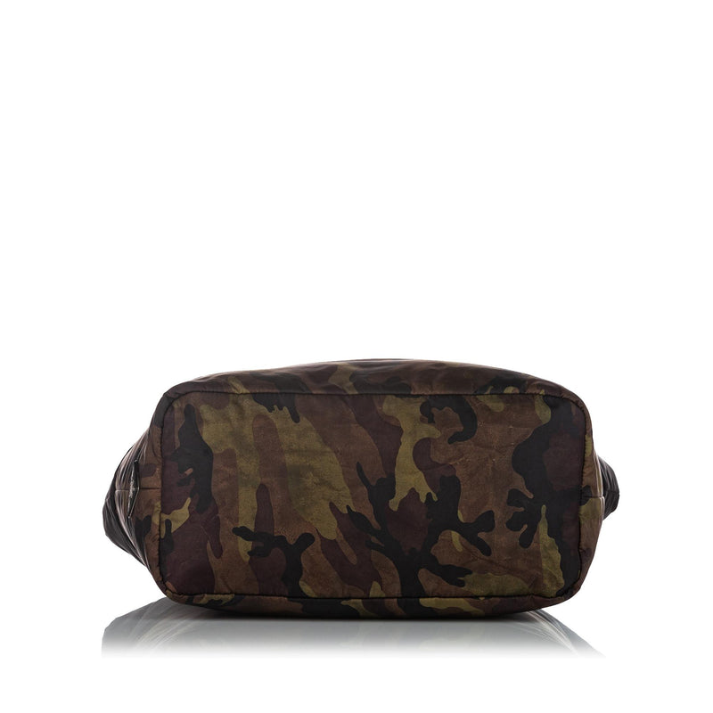 Prada Reversible Tessuto Camouflage Tote Bag (SHG-31514)